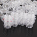 200Pc Sheer Memorial Coin Capsules Coins Case Boxes Container Holder 20/25mm