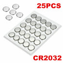 25PCS CR2032 3Volt Button Cell Coin Battery For Toys Watch Remote New