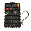 208pcs Fishing Tackle Box Fishing Multiple Accessories Kit Set Sinker Slide Hook