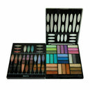 27 Colors Shimmer Eyeshadow Makeup Palette Kit Set W/-Brush L2Q2 V5N9 K1J6 B6I2