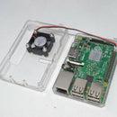 4X(Abs Protective Case Support Fan Installation For Raspberry Pi 2B/3B/3B+ V3R1)