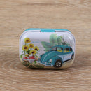 Mini Tin Storage Case Organizer Container Flip Cover Jewelry Candy Small BoxBX