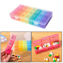 Large 21 Compartment Pill Box 7 Day Medicine Storage Organizer Containe GKO