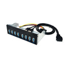 19 Pin To 8 Port USB 3.0 Hub 5.25 Inch CD-Rom Drive Bay CD Rom Front Panel