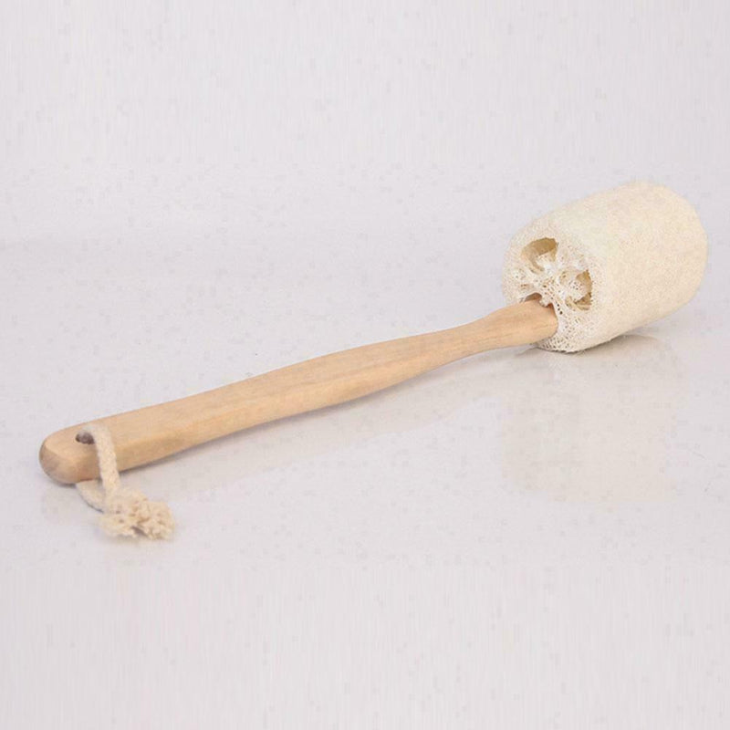 Natural Exfoliating Loofah luffa loofa Bath Brush On Stick a AU E7D5