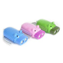 Hand Pressing Power 2LED Pig Flash Light Flashlight Wind-up Dynamo Torch Lamp MO