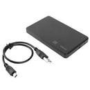 USB 2.0 2.5inch 5GB/s SATA HDD SSD External Hard Disk Case for PC Laptop Deluxe