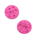 2pcs dinosaurs silicone fondant cake decor chocolate baking sugarcraft mold  JR