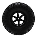 4Pcs 1.9 Inch 10MM 1/10 Scale Tires with Wheel Rim for 1/10 D90 SCX10 CC01