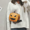 Cartoon Cute Pumpkin PU Leather Women Chain Shoulder Crossbody Bag (Yellow) SN9F