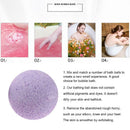 Bath Salt Ball Body Skin Whiten Stress Relief Bubble Shower Bombs (Purple) A
