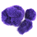 Purple Wool Plush Warm Steering Wheel Gear Shift Handbrake Cover Car Grip Winter