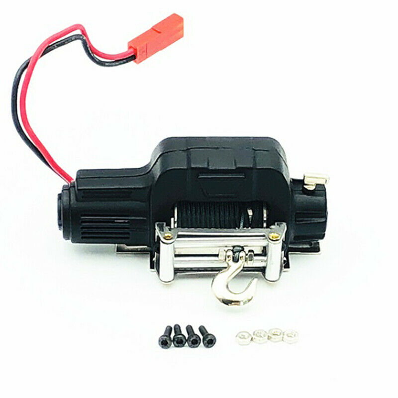 RC 4WD New Pattern Shell Full Metal Simulation Electric Winch for RC Climb  X2P5