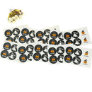 60pcs Happy Halloween Pumpkin Paper Stickers DIY Gifts Candy Bags Labels Tags JR