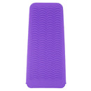 Salon Hair Straightener Heat-resistant Safety Mat Storage Pouch Purple