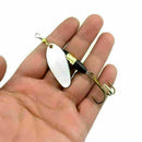 Hard Fishing Spoon Lure Jigging Lure Baits Spinner Fishing Bait Carp J4N8 L C3M6