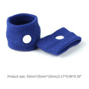 2pcs Morning Sickness Wrist Bands Anti Motion Sickness Wristband (Dark Blue A