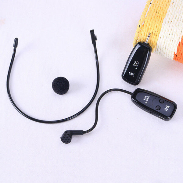 2.4G Wireless Microphone Megaphone Headset Mic for Speaker Teaching Guide Cool