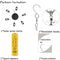 Changing Solar Powered Lanterns Wind Chime Wind Mobile LED Light, Gzero Spi F5J2