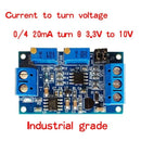 Current To Voltage Module 0/4-20mA To 0-3.3V 5V 10V Voltage Transmitter S08 E3K1