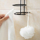 Steel Metal hair dryer rack for Wall Shelf rack Stand Wall-mounted Bathroom