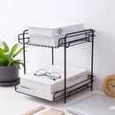 Double-Layer Tableware Storage Rack Holder Shelf Dish Drain For Kitchen Sto