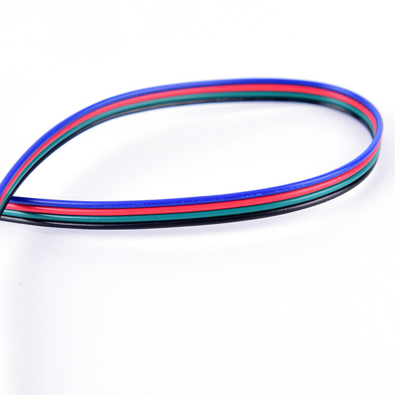 1pc 50cm 4pin red male flat connecting wire for rgb 3528 5050 led strip light SE