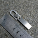 Mini Stainless Steel Forceps Outdoor Travel Survival Tool Key Ring Tweezers