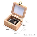 Sky City Wooden Handmade Music Boxes Pretty Hand Crank Tower Birthday Gift