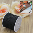 Hot 40m Black Nylon Cord Wire 0.8mm for Jewelry Beading Bracelet Necklace Making