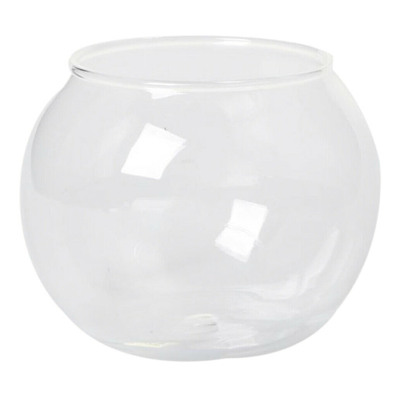 Round Transparent Crystal Glass Bowl Clear Sphere
