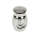 Pigeon Pattern Stainless Steel Cremation Urn Ash Memorial Container Pendant
