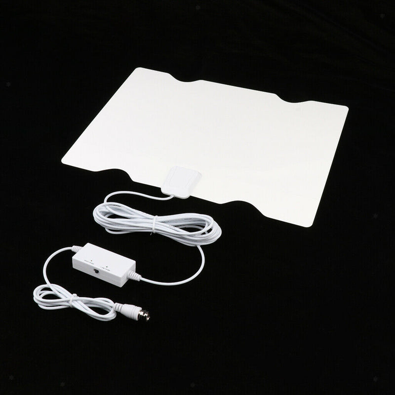 Indoor Digital HDTV TV Antenna Aerial Amplified 80Miles Range