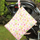 Baby Protable Nappy Washable Nappy Wet Dry Cloth Zipper Waterproof Diaper BagsJR