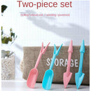 2Pcs Plastic Garden Succulents Transplant Planting Digging Tool Light Blue