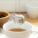 Cute Stainless Steel Teapot Tea Infuser Spice Drink Strain Herbal Filter&Tra Gw