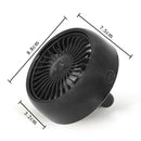 USBÃ‚Â Mini CarÃ‚Â Fan 3 Speed Multifunctional Air Vent Dash CoolingÃ‚Â Fan with Light