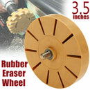 3.5 Inch 90Mm Universal Rubber Eraser Wheel For Remove Car Glue Adhesive St Z6P6