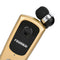Bluetooth Headset Clip Earphone Sport Universal Earpiece Handsfree Golden