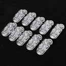 20pcs Plastic Pacifier Clips Holder - T Clip Style Dummy Clip Bib Suspender