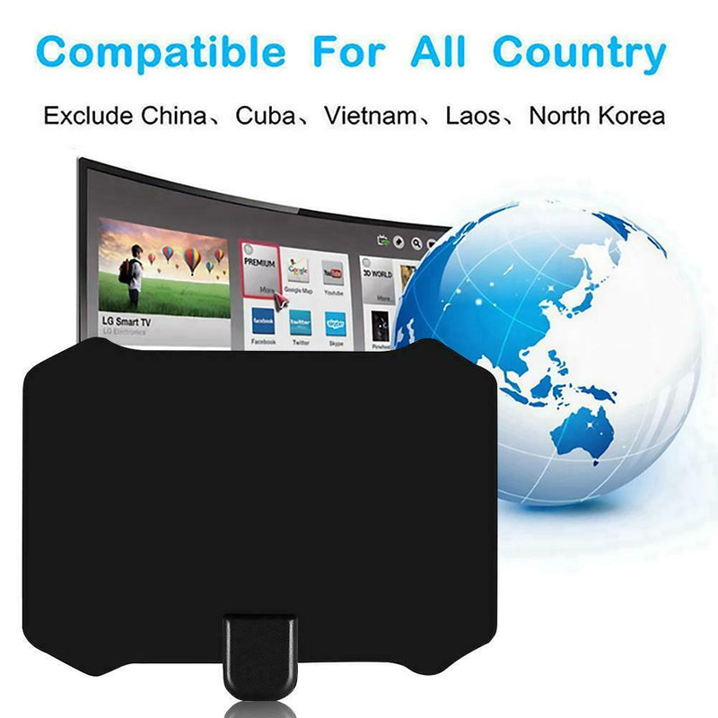 HJ0003 200 Miles 20DB 1080p HDTV Digital Aerial Indoor Satellite Grid Antenna