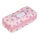 bon208 Floral Pencil Case with Compartments -High Capacity Double Layers Pe I4Y5
