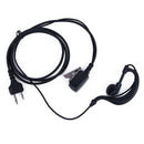 5X(2 Pin PTT Ear Hook Earpiece Earphone MIC For MIDLAND Walkie Talkie G6/G Q9Z5)
