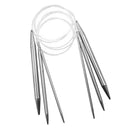 3pcs/Set Metal Fixed Circular Knitting Needles 80cm 4mm/6mm/10mm
