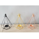 2pcs Geometry Tea Light Candle Holder Hanging Candlestick for Home Wedding
