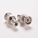 2 X BNC Male Plug to RCA Female Jack Coax Cable CCTV Video Adapter Connector Gw