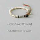 Unisex Tibetan Buddhist Braided Lucky Knot Bracelet Natural Beads Handmade Gifts