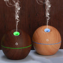 Led Colorful Usb Intelligent Induction Wood Grain Humidifier Ultrasonic Air