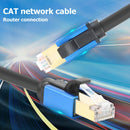Cat8 Ethenet Cable RJ45 STP 26AWG LAN Cable Blue for Router Modem PC (5m) A