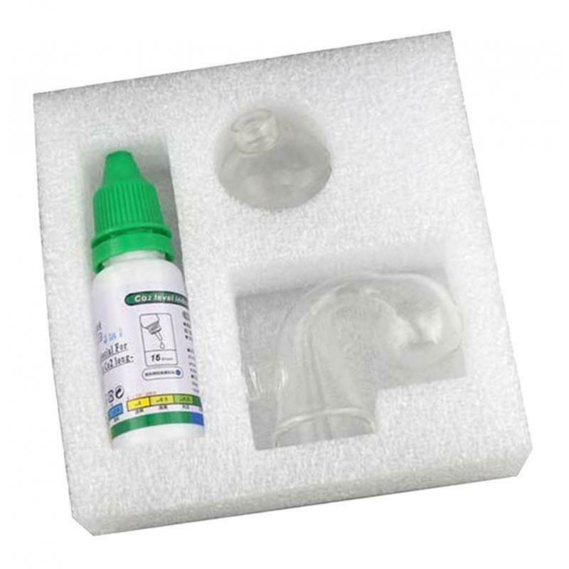 Co2 Indicator Solution Glass Drop Checker Replacement Solution for Aquarium 15ml